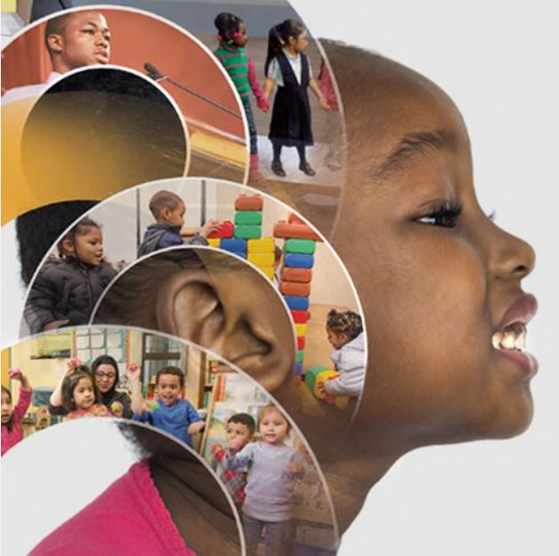 Donor research collage from a campaign case for support