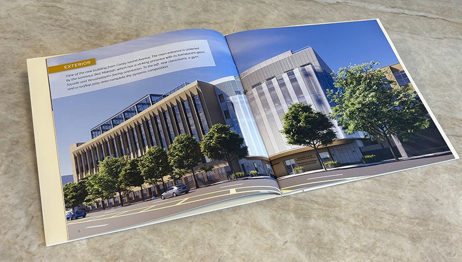 Yeshivah of Flatbush campaign brochure spread